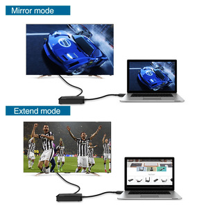<strong>USB</strong> 3.0 Docking Station <strong>Usb</strong> c HDMI/DVI/VGA Dual Head Graphic Converter with Gigabit Ethernet Port - Product Image 4