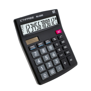 Calcolatrice per ufficio con funzione OEM CTFREE MJ-220D Display LCD aziendale Desktop calcolatrice scientifica portatile multifunzionale a buon mercato - Product Image 5
