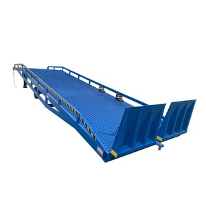 Manual Forklift <strong>Loading</strong> Ramp Dock Leveler Logistic Warehouse Yard Ramp <strong>Unloading</strong> <strong>Container</strong> Use - Product Image 1