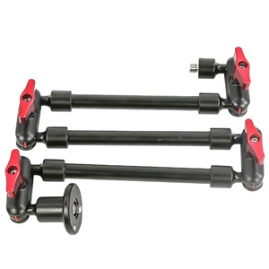 カメラアクセサリー用デュアルボールヘッド付き関節式マジックアームマウントアダプター - Product Image 1