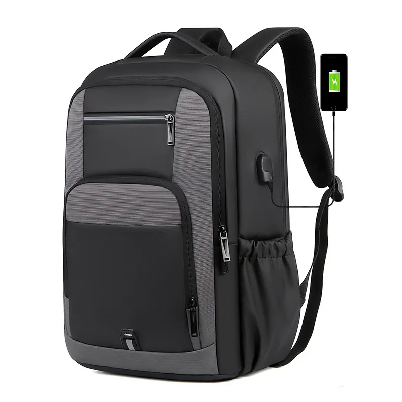 Venda quente usb viagem mochila escritório computador saco laptop mochila sacos para homens