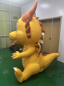 Dễ thương Linh Vật Trang phục khổng lồ <span class=keywords><strong>Inflatable</strong></span> lửa rồng Air Blower quảng cáo khuyến mãi nhân vật phim hoạt hình inflatables - Product Image 3