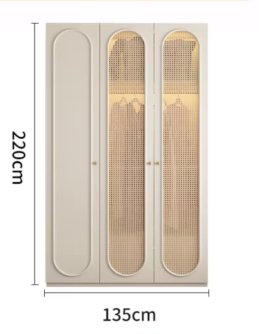 Three doors-1.35m all solid wood