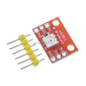 WS2812カラーLEDシングルラインインターフェースモジュールSMT5050フルカラーRGB赤緑青LED - Product Image 1