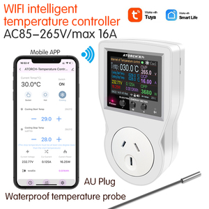 S1 WIFI Tuya Digital Thermostat Socket Incubator <strong>Temperature</strong> <strong>Controller</strong> Outlet With <strong>Timer</strong> Switch 16A AC220V for Heating Cooling - Product Image 4