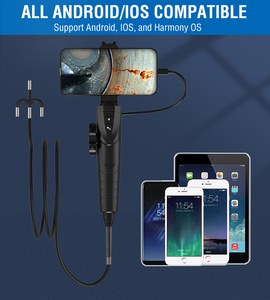 Two-Way Articulating Mobile Borescope 3.9mm Compatible With <strong>IOS</strong> <strong>Android</strong> Smartphone Endoscope Inspection Camera - Product Image 3