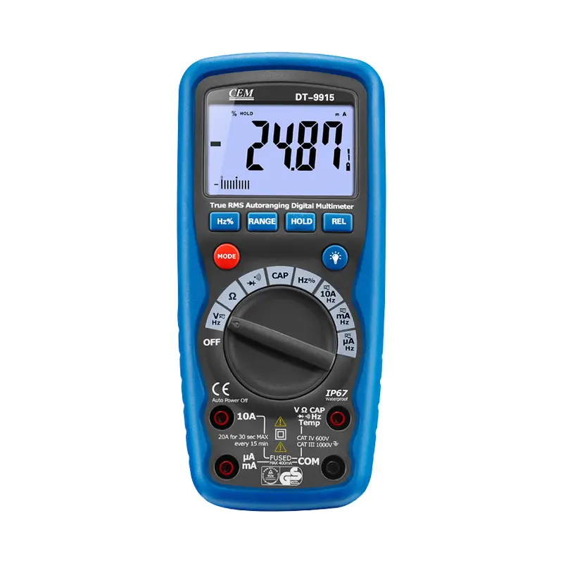 DT-9915 प्रतिरोध वर्तमान वोल्टेज समाई पेशेवर डिजिटल Multimeters स्वत: मल्टीमीटर डिजिटल