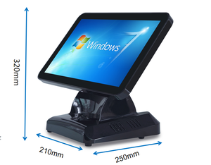 MHT-616D windows pos sistemas de venta de 15 pulgadas pantalla táctil pos máquina de ordenador - Product Image 5