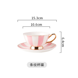 <strong>Pink</strong> Color Coffee <strong>Cups</strong> Set Bright Color 12pcs <strong>Cup</strong> and Saucer for Girls - Product Image 6