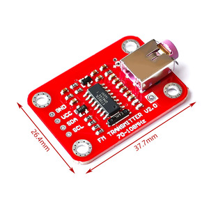 FM-Funksender modul V2.0 Digitale Funksender platine für Arduino I2C-Schnittstelle TTL MIC VCC SDA SCL 3V 5V