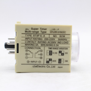 ST3P temporizzatore di ritardo regolabile di alta qualità PC ST3PA-E AC220V 50/60Hz tempo relè