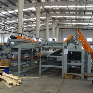 Máquina automática de corte de bloques de madera CNC Saifan SF8005 + sistema apilador-para industrias de paletas de madera nueva condición PLC Core - Product Image 6