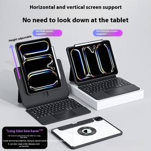 10th Generation PU Instant para teclado Bluetooth Portalápices Fundas protectoras para tabletas Fundas para iPad Pro para Apple iPad Air - Product Image 2