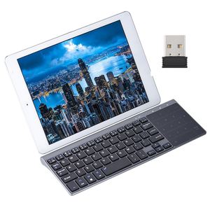 MC-41AG 2.4G tastiera per Computer Wireless multifunzione 59 tasti tastiera piccola tastiera da ufficio con Touch Pad - Product Image 2