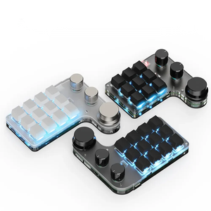Hot Mini Button Gaming Keypad Mechanical Hotswap Keyboard Programación 3 Teclas Teclado con RGB