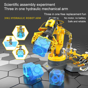 DIY Assembly 3 in 1 Cool <strong>Robot</strong> Hydraulic Manipulator <strong>Arm</strong> Toy <strong>Robot</strong> STEM Kit Engineering Scientific <strong>Robot</strong> Building Sets for Kids - Product Image 2