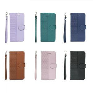 Wholesale Photo Frame Case for Samsung Galaxy A23E A52 A22 A30 Magnetic INS PU Leather Flip Folio Phone Cover Girl Strap 5G