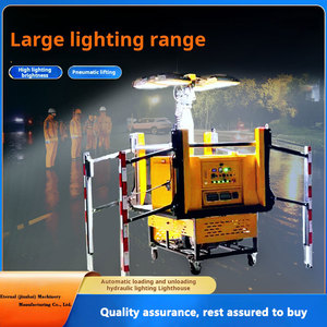 Torre faro mobile a lunga durata per il caricamento e lo scarico automatico di grandi dimensioni per il controllo delle inondazioni di sollevamento illuminazione di emergenza - Product Image 3