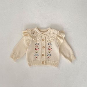 Engepapa Logotipo Personalizado Outono Bebê Recém-nascido Camisola De Malha Cardigan Infantil Camisola De Malha Casaco Crianças Menina Cor Sólida Top