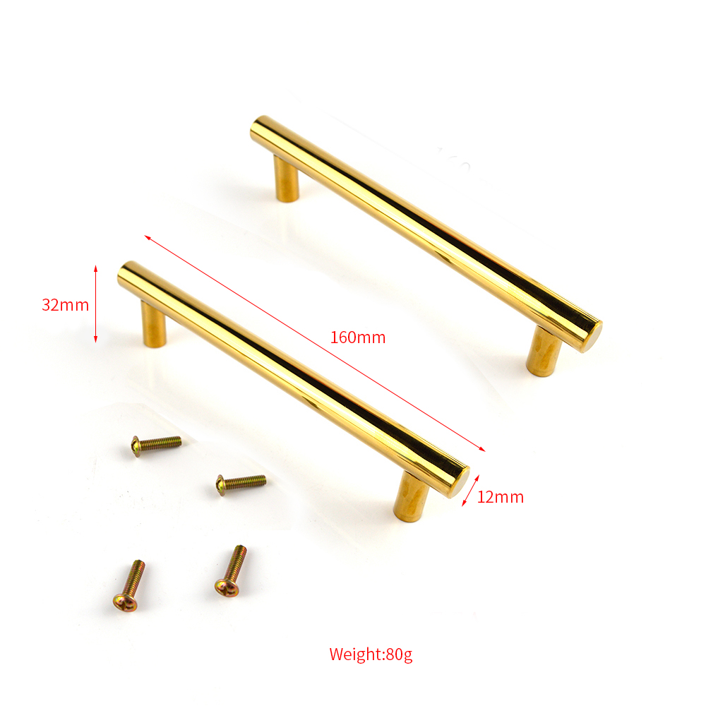 160mm Handle Gold