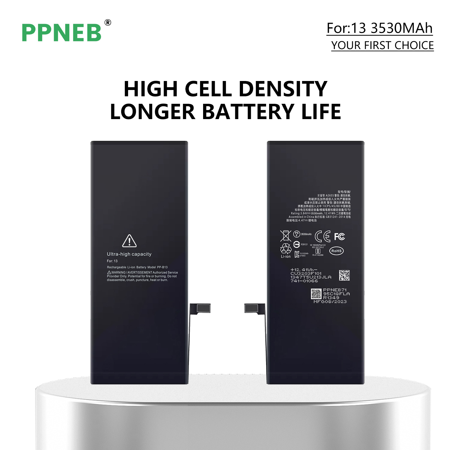 For iPhone 13 3530mAh