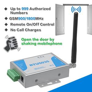 Встроенный SMS Smart Alert GSM реле открывания ворот переключатель дверной пульт дистанционного управления Телефонный Вызов GSM контроллер RTU5035 2G - Product Image 6