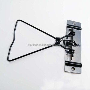 95Mm Phong Cách Đặc Biệt Tam Giác Chuột Hình Dạng Kim Loại Hộp Tập Tin Nhận Clip Cho Clipboard Gỗ Nhựa Menu Hội Đồng Quản Trị Với 12 Cuộn Dây Mùa Xuân - Product Image 1