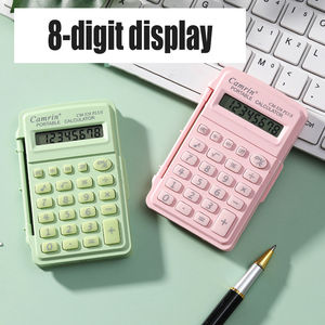 Calculadoras electrónicas digitales portátiles multifunción pequeñas de 8 dígitos, calculadora científica inteligente de escritorio para estudiantes escolares - Product Image 3