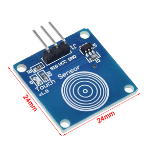 TTP223 Touch-Schaltermodul TTP223 TTP223B 1 Kanal Jog digitaler kapazitiver Touch-Sensor für arduino DIY KIT