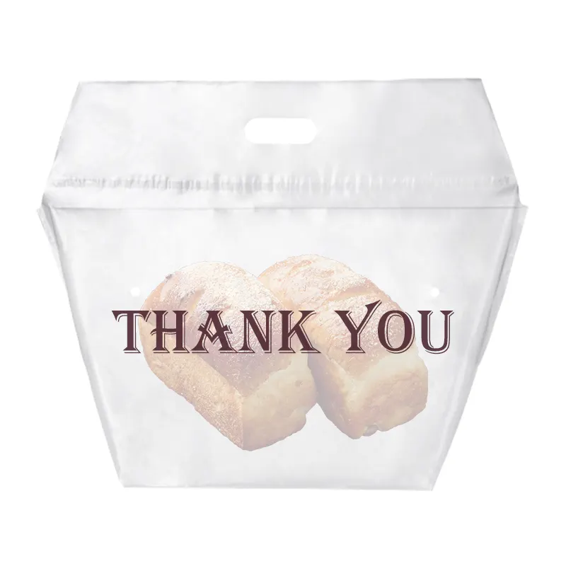 Hot Sale Eco-friendly Transparent Plastic Packaging Bags Food Bag For Takeaway Fast Food