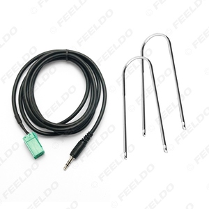 Aux-In อินพุตอะแดปเตอร์3.5มม. และวิทยุพร้อมปุ่มถอดสำหรับ Renault/Clio/Megane/Laguna สำหรับ MP3/IPod/iPhone - Product Image 1