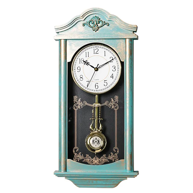 Horloge à pendule Vintage de 24 pouces, grand-père à la mode, Look Antique rétro classique
