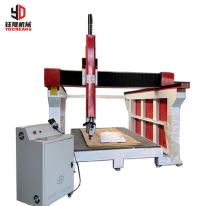 Enrutador CNC de 4 ejes para la fabricación de moldes de automóviles de madera 3D Máquina de corte de espuma 3D multifuncional con servomotor Sistema de control Richauto - Product Image 1