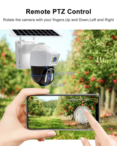 Outdoor 4G Solar Dome <strong>Camera</strong> <strong>with</strong> Infrared Night Vision Audible Alarm <strong>and</strong> Loop Video Recording CMOS <strong>Sensor</strong> - Product Image 6