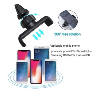 360 องศา Rotation Car Mount Air Vent คลิป Universal Mount โทรศัพท์มือถือผู้ถือ GPS Cradle 1 Pcs - Product Image 3