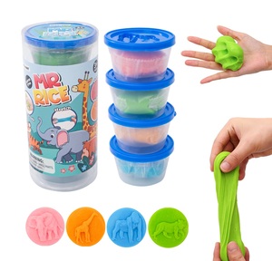 Pirinç oyun hamuru, yeniden kullanılabilir ve kurutmayan modelleme kil, sebze bazlı, glutensiz, toksik olmayan, ev ve okul kullanımı için - Product Image 1
