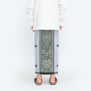 Yetişkinler için Sarong Futa jakarlı Premium Sarong klasik altın Motif C45 SSF gri endonezya erkek BHS Sarong endonezya - Product Image 3
