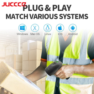 物流仓库用JUCCCExHOYOCODE手持式Usb扫描仪激光条形码阅读器无线1d 2d条形码扫描仪 - Product Image 5