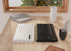 China Factory Price Custom 2.4G Wireless <strong>Mini</strong> Slim 84-Keys <strong>BlueTooth</strong> Computer <strong>Keyboard</strong> for Mobile Devices - Product Image 3
