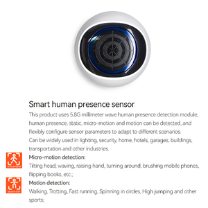 Tuya ZigBee Products Radar Wave Human Presence <strong>Sensor</strong> <strong>Automation</strong> Kit for Tuya Mobile APP Smart Home Alarm <strong>System</strong> Security - Product Image 5