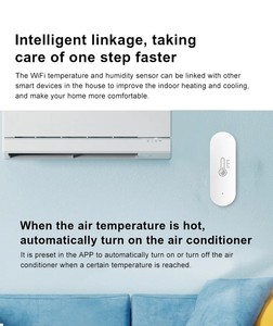 Zigbee WIFI Tuya Smart <strong>Temperature</strong> and Humidity <strong>Sensor</strong> Detector Support Voice <strong>Control</strong> Hygrometer Smart Life APP - Product Image 6