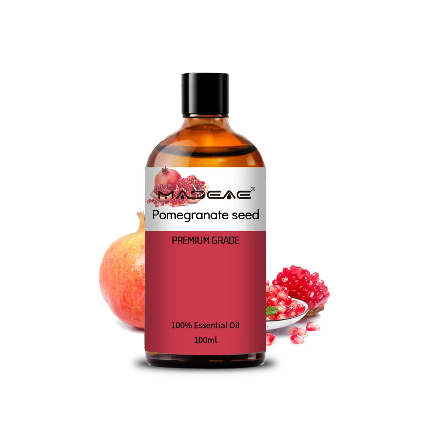 Huile essentielle de graines de grenade biologique pure 100% pressée à froid de qualité supérieure pour les soins de la peau au prix de gros