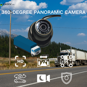 夜間ビジョン & パーキングセンサー付きトラック用IOKONE 360 ° パノラマ逆カメラシステム - Product Image 4