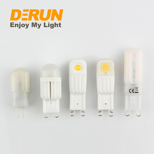 Sütlü plastik kapak küçük G4 G9 SMD2835 12 Volt 1W 1.5W 2W 2.5W 220V LED G4 ampul için masa lambası, LED-JC - Product Image 4