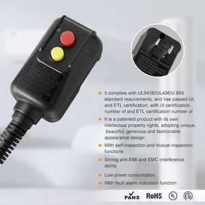 125V 15A การป้องกันการรั่วไหลของกระแสไฟตกค้างอะแดปเตอร์ทดสอบตัวเองปลั๊กความปลอดภัยไฟฟ้า ALCI - Product Image 3