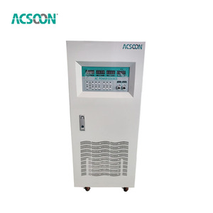 Acsoon acf400 5kva fonte de alimentação ac monofásica, 115v 120v 400hz, conversor de frequência estática para teste aviônico
