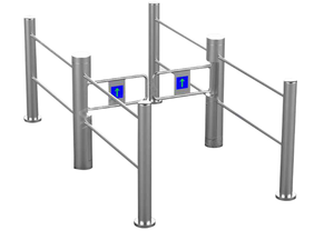Swipe Card Reader Pedestrian Access Control System <strong>Entry</strong> and Exit Gates Security Solutions Sensor Biometric Turnstile