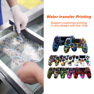 Low Moq Custom Water Transfer Print Controller Rubber Silicone Wrap Slim Skin Grip Cover for PS4 <strong>Dualshock</strong> 4 Gamepad Controller - Product Image 2