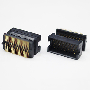 1.27mm高さ7.24mm 9.25mm 11.23mm位置20p200Pin位置決めポストコネクタ付き4列TOLCソケットボックスヘッダー - Product Image 2