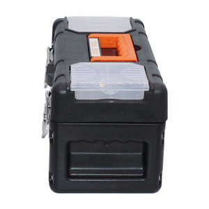 14英寸塑料工具箱带钢锁硬塑料工具箱储物箱套装 - Product Image 4